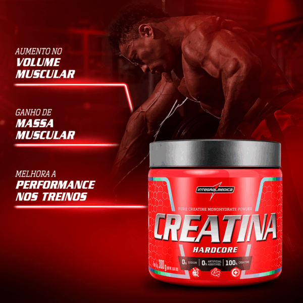 Creatina 100% Pura 300g Hardcore - Image 2