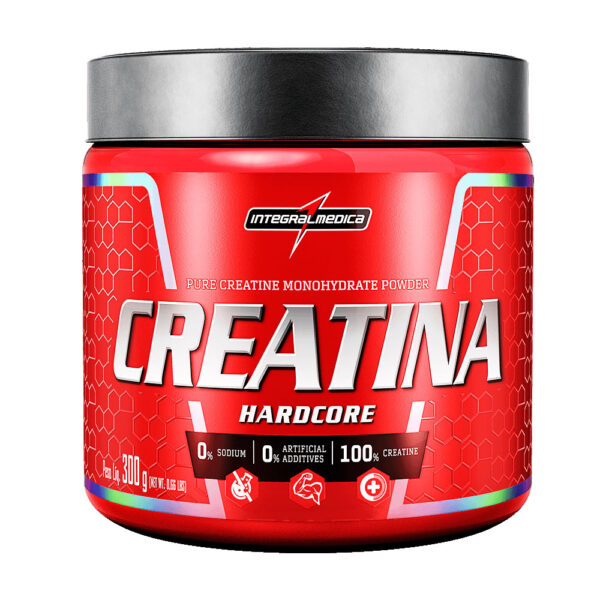 Creatina 100% Pura 300g Hardcore